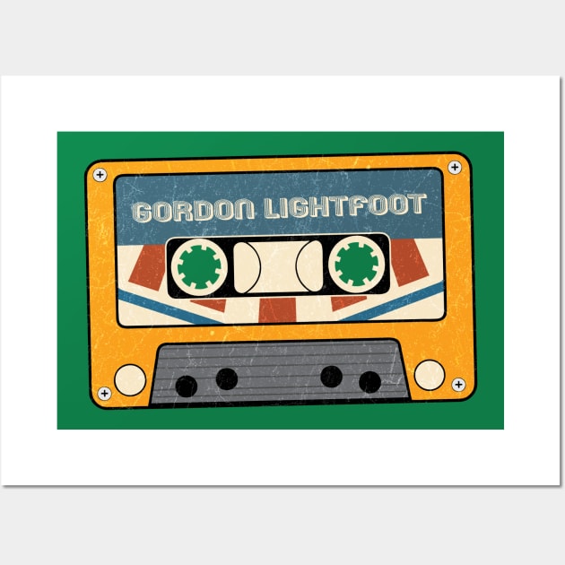 vintage Gordon Lightfoot Wall Art by bardo_bardon